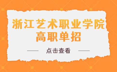 浙江艺术职业学院高职单招